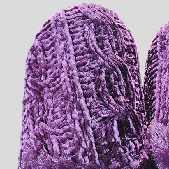 NWT DEARFOAMS LEAH MARLED CHENILLE KNIT Booties Size 7-8 - Picture 3 of 7